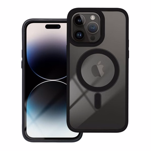 Viedtālruņa apvalks (m) COLOR EDGE MAG COVER, saderīgs ar MagSafe, iPhone 14 Pro Max, melns (m)