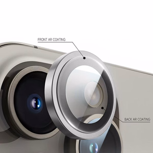 Aizsargstikls Tel Protect Titanium Lens 99% AR uz kameras Iphone 15/15 Plus caurspīdīgs (2 objektīvi)