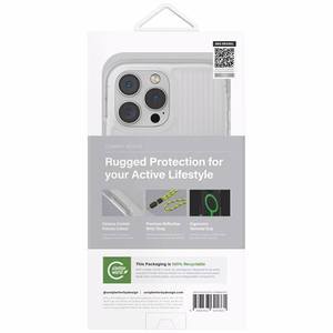 Uniq Combat Active Magclick viedtālruņa lādēšanas apvalks iPhone 16 Pro Max - balts