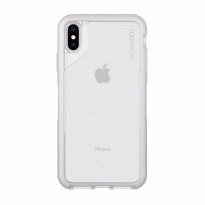 Griffin Survivor Endurance vāciņš ierīcei iPhone XS Max, caurspīdīgs un pelēks