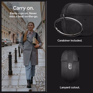 Чехол Spigen Urban Fit для Apple AirPods Pro 1 / 2 — чёрный