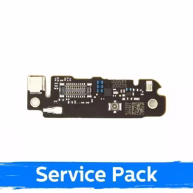 Uzlādes ports saderīgs ar Xiaomi Mi Note 10 / Mi Note 10 Pro ar elastīgo kabeli / Plata (Service Pack)