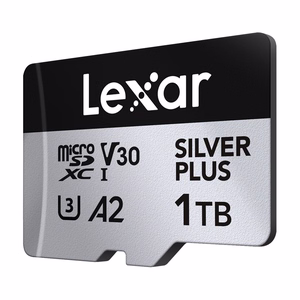 Lexar High-Performance Silver Plus microSDXC atmiņas karte 1 TB + adapteris