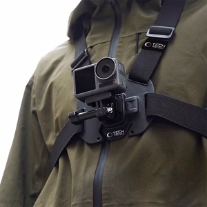 Tech-Protect GA100 Chest Mount for GoPro / DJI - Black