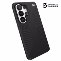 Speck Presidio2 Grip Magnet - Samsung Galaxy S26 Ultra MagSafe maciņš (melns/Slate pelēks/balts)