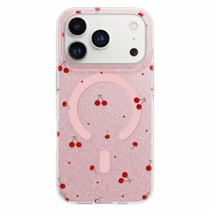 Cherry Mag maciņš paredzēts iPhone 16 Pro 6,3" ar spīdumiem