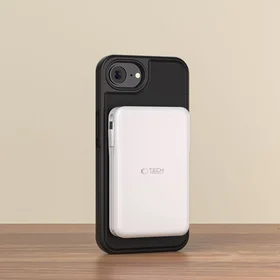 Tech-Protect Wallet MagSafe iPhone 16e apvalks - matēts melns