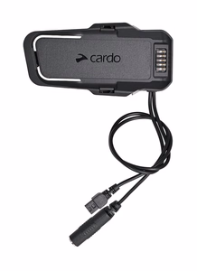Cardo PT200001 motocikla interkoms 2 kanāli 1600 m melns