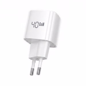 Crong NEO GaN USB-C PD lādētājs ar AVS, 40 W, balts