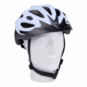 Dunlop regulējama MTB velosipēda ķivere, L izmērs, 58–61 cm, balta un melna