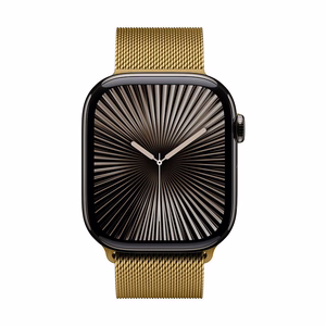Crong Milano Steel nerūsējošā tērauda siksniņa Apple Watch 44 / 45 / 46 / 49 mm, zelta krāsā