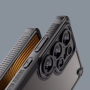 Defender Matēts maciņš for Samsung Galaxy S25 Ultra melns