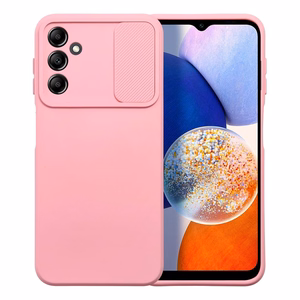 SLIDE viedtālruņa apvalks SAMSUNG A14 5G / A14 4G gaiši rozā