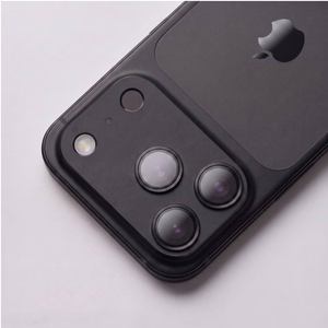 Melns Tech-Protect CamFull Fit+ alumīnija un rūdīta stikla kameras moduļa aizsargs Apple iPhone 18 Pro tālrunim