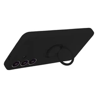 Pirkstu gredzens iPhone 16 Plus vāciņš melns