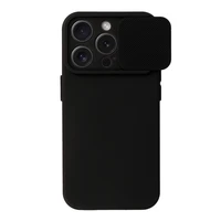 Camshield Mīksts viedtālruņa apvalks iPhone 15 Pro melns