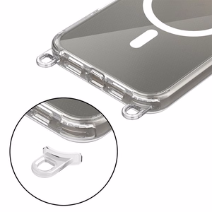 Maciņš TECH-PROTECT FLEXAIR CHAIN MAGSAFE IPHONE 16 pelēks & rozā