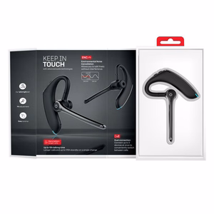 Wireless mono headset (ENC, Multipoint, BT 6.0 + EDR, 170mah) FORCELL Orion Plus black