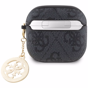 Guess 4G Strass Charm Чехол для AirPods 4 - чёрный