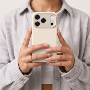Tech-Protect Uniq MagSafe CC maciņš, paredzēts iPhone 18 Pro / 17 Pro, bēšs