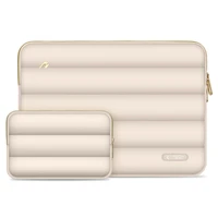 Tech-Protect Puffy 15-16 portatīvo datoru soma - bēšs