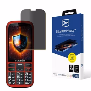 3mk Silky Matt Privacy – privātuma ekrāna aizsargs modelim Aligator A830 Senior