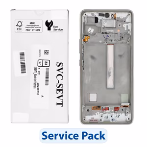 ServicePack LCD displejs SAMSUNG A53 5G A536B GH82-28024B Balta