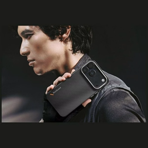Uniq Keva Magclick Charging vāciņš iPhone 18 Pro / 17 Pro – melns