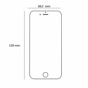 Tempered glass 2,5D for iPhone 7 / 8 / SE 2020 / SE 2022