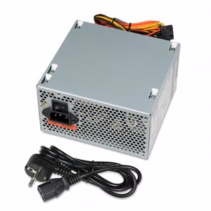 iBox CUBE II barošanas bloks 500 W 20+4 pin ATX ATX sudrabs