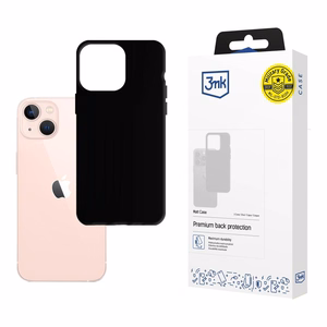 Viedtālruņa apvalks iPhone 14 Plus no 3mk Matt Case sērijas - melns