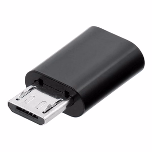 Adapteris Type C to Micro USB Blue Star - melns