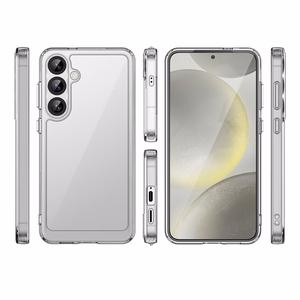 Kosmosa apvalks ar želejas rāmi Samsung Galaxy S25+ - caurspīdīgs