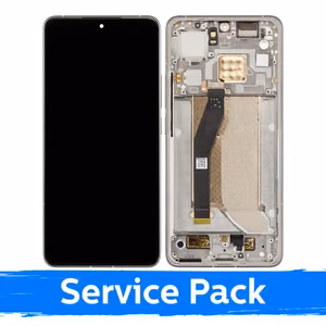 LCD Display Compatible With Xiaomi 14T Pro with Frame / Titan Grey / (Service Pack)