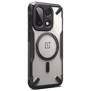 Ringke Fusion X Magnetic MagSafe macins priekš OnePlus 15 - Caurspidigs melns