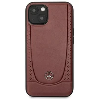 Mercedes MEHCP14MARMRE iPhone 14 Plus 6.7 "sarkans / sarkans cietais apvalks ādas Urban Bengale