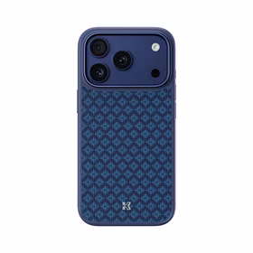 Benks Magnetic Armor Pro Armor Grid Kevlar Case Metal Frame 600D (YB70) priekš Iphone 17 Pro Max blue