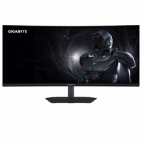 GIGABYTE G34WQC2 34" WQHD izliekts spēļu monitors - 3440 x 1440, 1500R, 200 Hz, 1 ms, 450 cd/m2, AMD FreeSync Premium, DisplayHDR 400, HDMI 2.0, Displayport 1.4
