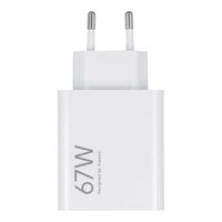 XIAOMI oriģinālais lādētājs USB A QC3.0 3A 67W MDY-12-EH balts bulk