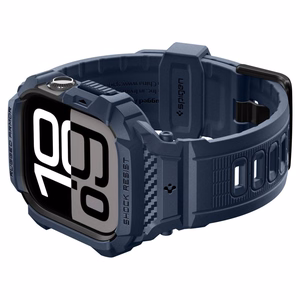 SPIGEN RUGGED ARMOR “PRO” V2 APPLE WATCH 10 / 11 (42 MM) tumši zils