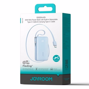 Внешний аккумулятор Joyroom "JR-PR2 Mini" голубой 10000mAh (35W)