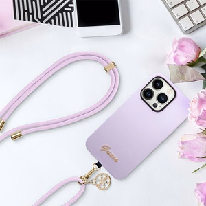 Guess GUOUCNMG4EU Universal CBDY Cord ремешок сиреневый/lila Nylon 4G Metal Charm