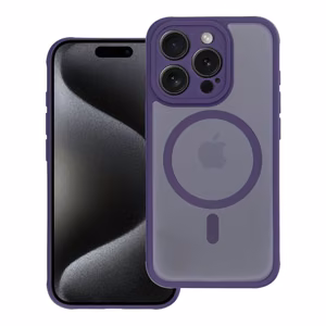 Чехол для iPhone 12 Full Matte Mag Cover совместимый с MagSafe фиолетовый