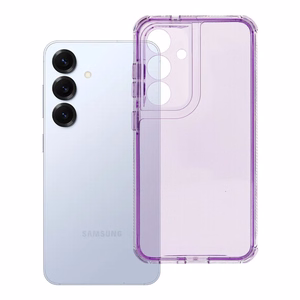 MATRIX CLEAR viedtālruņa apvalks SAMSUNG S25 gaiši violets