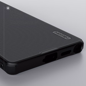 Nillkin Super Frosted Shield Pro Magnētiskais viedtālruņa apvalks ar MagSafe Samsung S25 Ultra - Melns