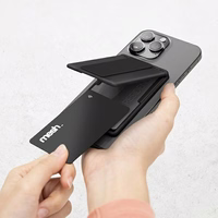 Uniq Heldro ID magnētisks maks ar statīvu un siksniņu - melns