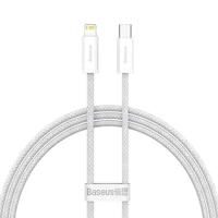 Baseus Dynamic USB-C kabelis Lightning, 23 W, 1 m (balts)