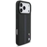 BMW M Perforētā Strīpas Logo Magnētiskais Viedtālruņa apvalks iPhone 17 Pro Max - zils