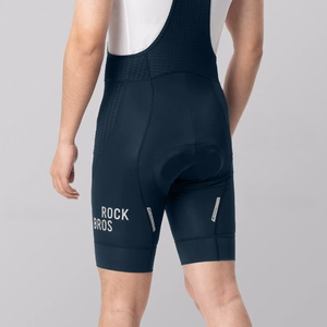 Rockbros YDDK009 vīriešu riteņbraukšanas šorti ar lencēm un polsterējumu, XL izmērs, tumši zili