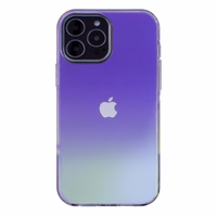 Aurora Case viedtālruņa apvalks iPhone 12 Pro Max neona gēla violets